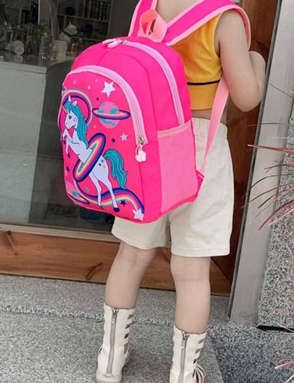 حقيبة اطفال وردي