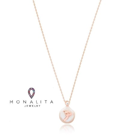 سلاسل الأحرف العربية الأنيقة , اللون روز جولد (LA1) .