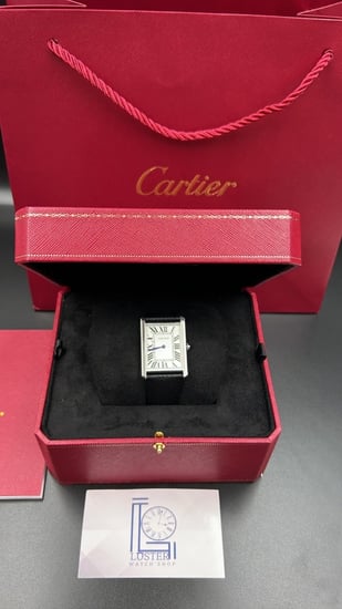 ساعة كارتير تانك موست جلد Carter