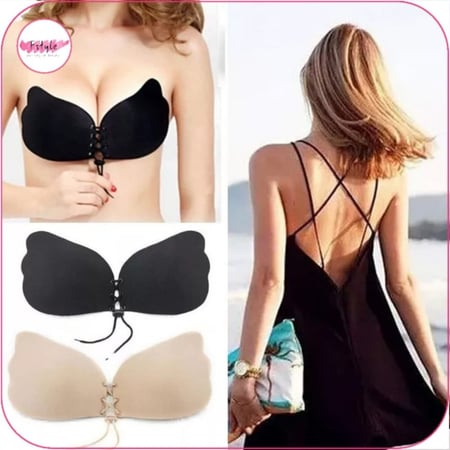 برا ذاتية اللصق برباط من الأمام