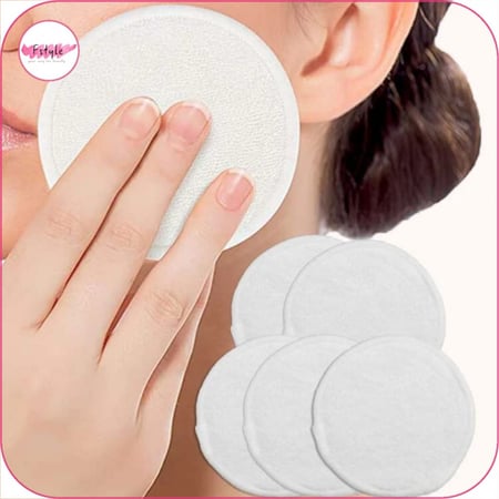 مجموعة قماش قطني لإزالة المكياج