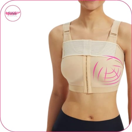 مشد الصدر مع حزام ضغط  لبعد العمليات الجراحية