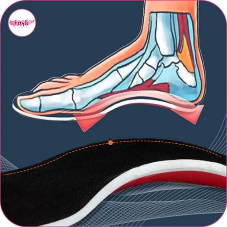 بطانة تصحيح القدم فلات فوت قطعتين