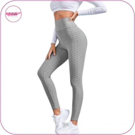 ليقنز بخصر عريض مع تصميم رفع الارداف