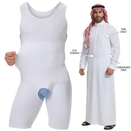 بدلة بقماش متمدد لتنسيق كامل الجسم رجالي