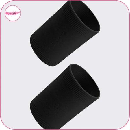 ربطة معصم رياضية اسود قطعتين