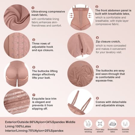 مشد اليجنت المطور لنحت الجسم بنحكم مشبك امامي