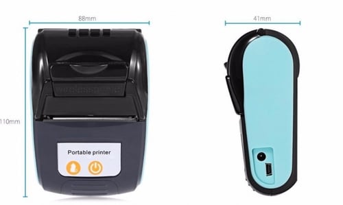 طابعة فواتير بالبلوتوث صغيرة