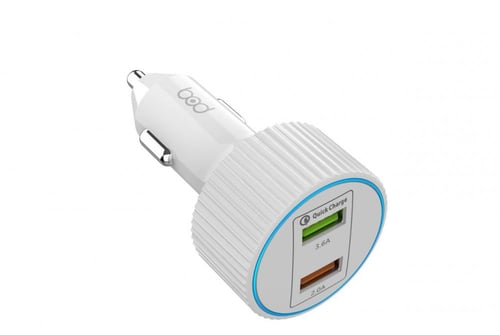 شاحن سيارة مخرجين USB سريع 28 وات