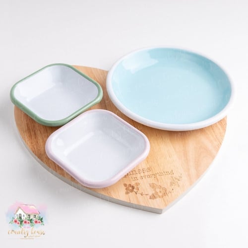 6007 صحون معدنية تركية بألوان الباستيل (للقطعة)