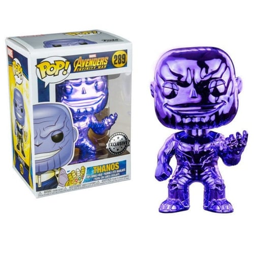Funko POP Marvel Infinity War Thanos Purple Chrome...