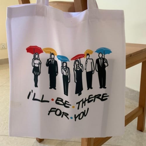 طباعة حقيبة قماشية بتصميم فريندز