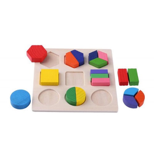 تركيبة اشكال خشبية