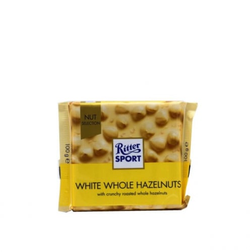 ريتر سبورت شوكلاته بيضاء بالبندق 100جم