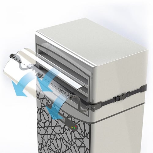 موجه هواء لمكيف الدولابي