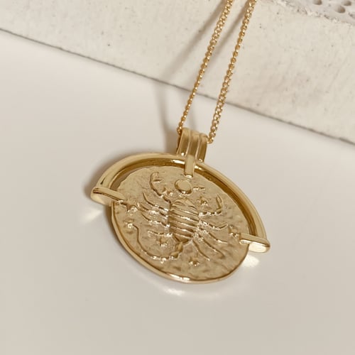 سلسلة برج العقرب, من الفضة الاسترليني عيار 925 مطل...