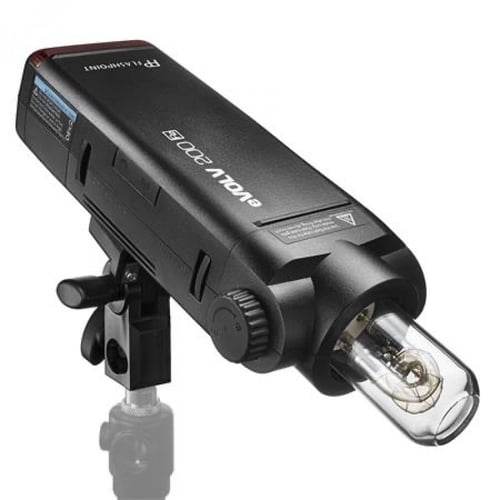 Flashpoint eVOLV 200 TTL Pocket Flash with Barndoo...