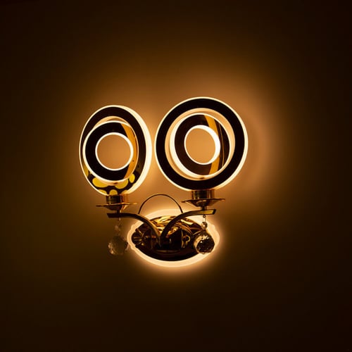 ابليك مودرن دائري مجوز بقاعدة مضيئة