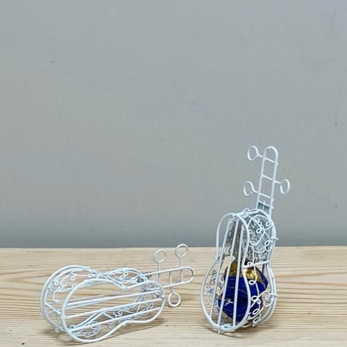 توزيعات مناسبات كمنجة ابيض 12 حبة