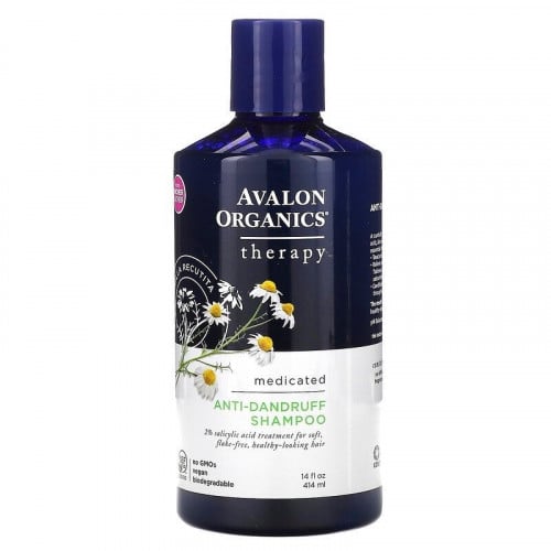 Avalon Organics, شامبو مضاد للقشرة، كاموميليا ريكو...