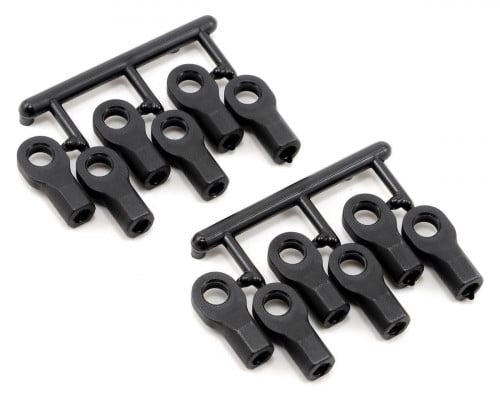 RPM Short Traxxas Turnbuckle Rod End Set (Black) (...