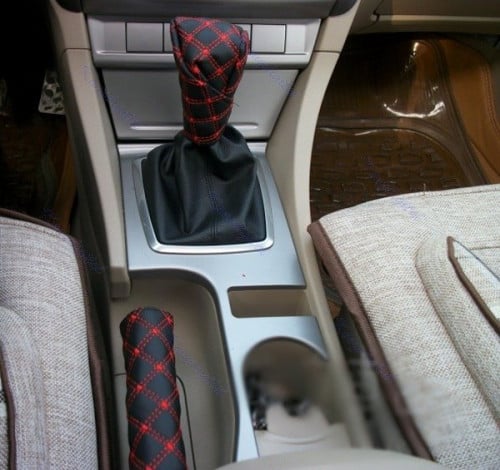 طقم تغليف ثلاث قطع لدركسيون السيارة وقبضة الجير وف...