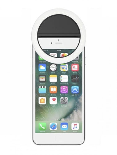 حلقة إضاءة فلاش LED لالتقاط صور السيلفي