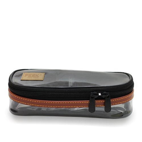 حافظة 12 فنجال شفاف بني