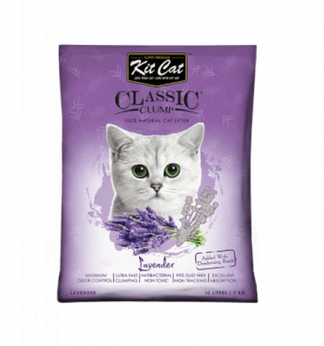 رمل قطط كت كات 10 لتر لافندر
