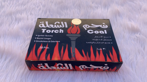 فحم الشعلة 30 مكعب، الكرتون بـ