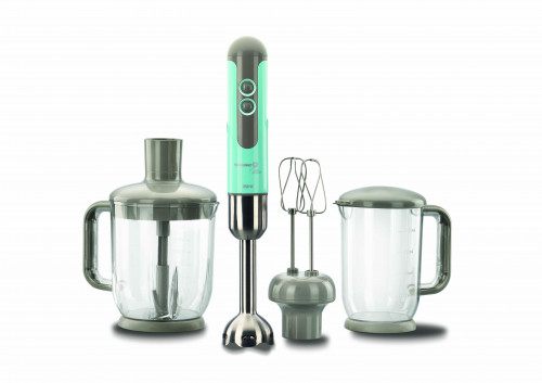 كوركماز ميا ميجا طقم خلاطه ازرق سماوي / كروم - A44...