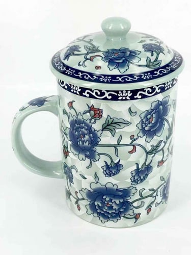 كوب شاي متعدد الاستخدام بمصفاة سعة الكوب 500 ملل