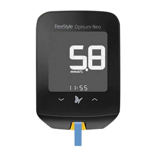 جهاز فحص جلوكوز وكيتون الدم فري ستايل اوبتيوم بدون...