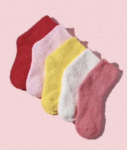 جوارب متعددة الالوان 5 أزواج