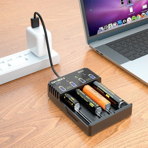 شاحن بطاريات 18650 | USB