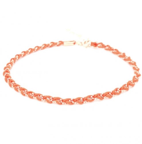 خلخال ضفاير خيط وفضه