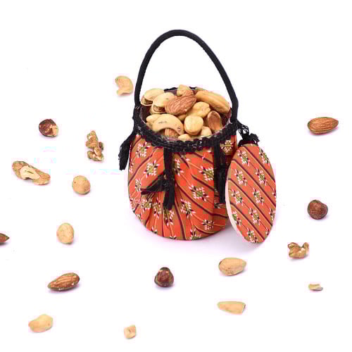 علب توزيعات شعبيه بقماش سدو وغطاء وحبل مقاس كبير ل...