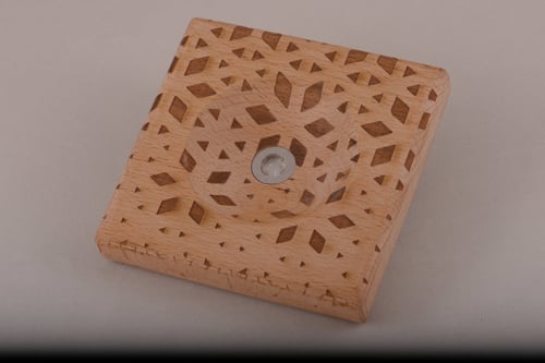 قاعدة فتيل عود المربعة حفر ليزر