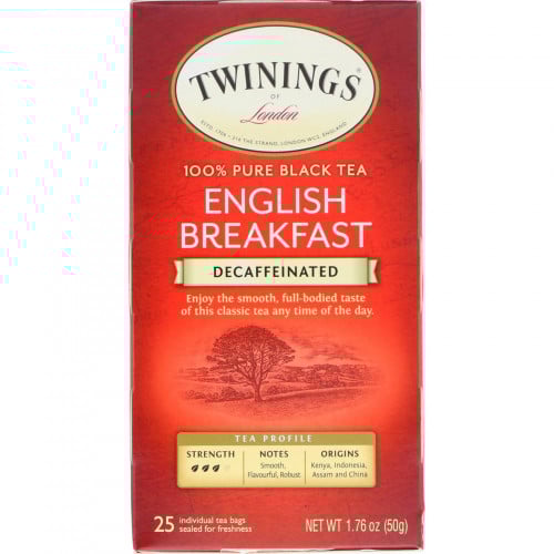 شاي أسود 100%، منزوع الكافيين الإفطار الإنجليزي، ت...