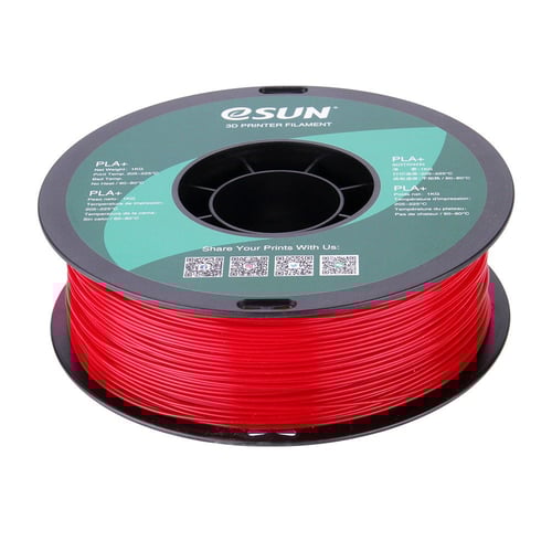 eSUN PLA+ (Fire Engine Red) 3D Filament 1.75Ø, 1kg