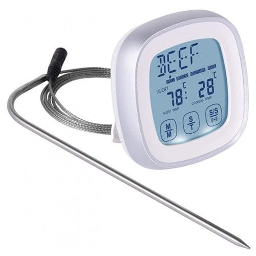 مقياس حرارة رقمي للشواء والطبخ