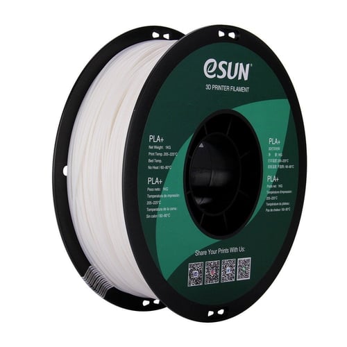 eSUN PLA+ (White) 3D Filament 1.75Ø, 1kg