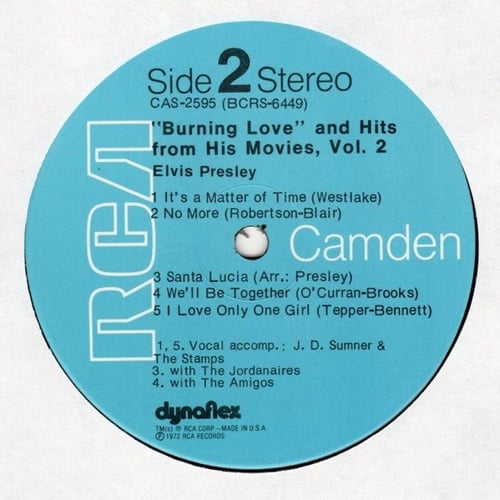 Elvis Presley - Burning Love And Hits From His Mov...