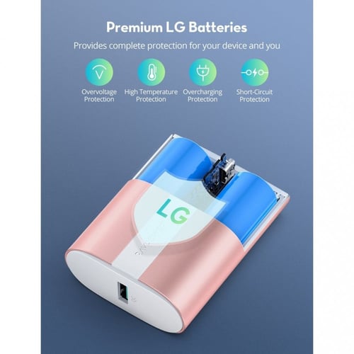 أصغر بطارية متنقلة 10000 بتقنية البايونير