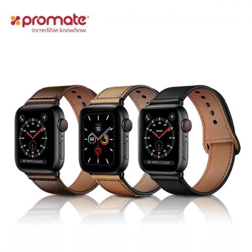 بروميت سير ساعة ابل جلد بني غامق 40/38