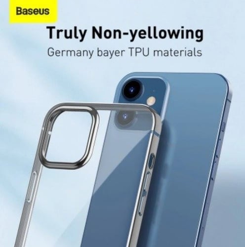 كفر ايفون 12 شفاف من بيسوس Baseus case for iPhone