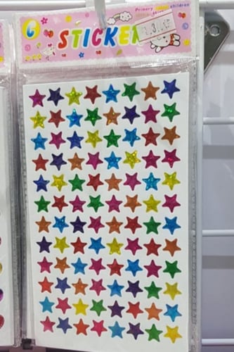 ستيكر تزيين 3 صفحات في الداخل