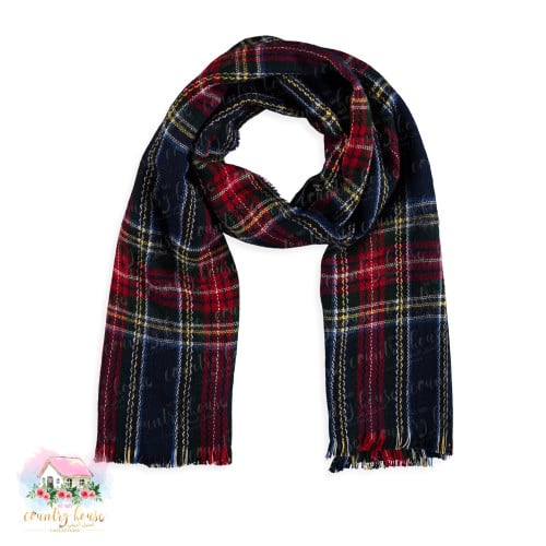 8501 شال كاروهات كحلي