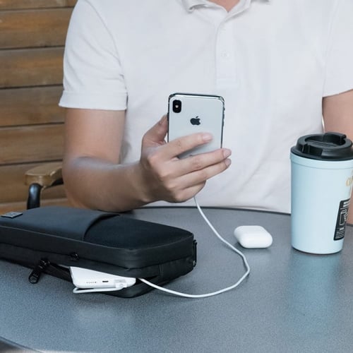 شنطة يد أسود WiWU Travel Mate