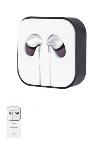 سماعة اذن سلكية رياضية ( فضي )